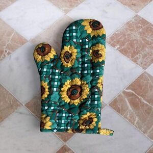 Vintage 🌻 Sunflower oven mitt